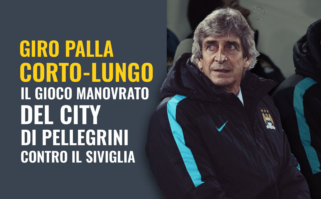 Giro palla per corto-lungo: il gol di Sterling contro il Siviglia