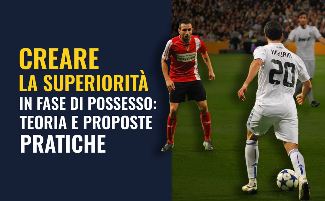 Creare la superiorità in fase di possesso: teoria e proposte pratiche