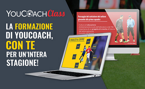 YouCoachClass webinar per allenatori di calcio