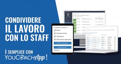 Condividere le proposte tecniche con lo staff di allenatori con YouCoachApp